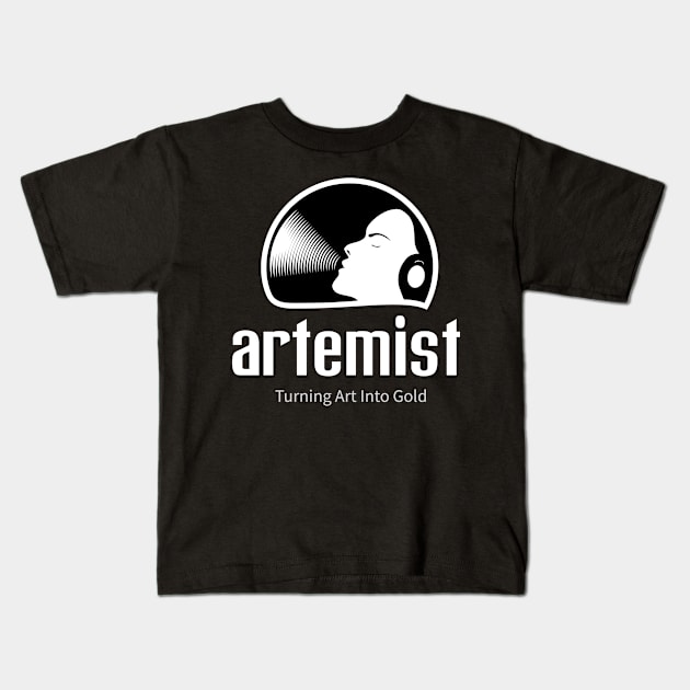 Artemist Kids T-Shirt by onebadday